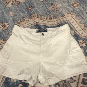 Hollister Women's Bright White Cargo Shorts
